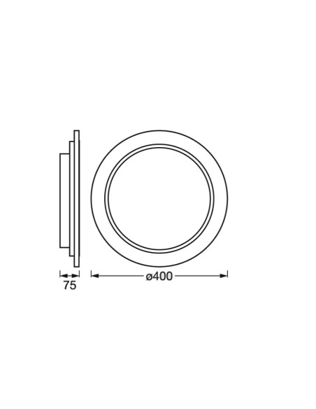 000004058075754751,SMART WIFI ORBIS WOOD 400 TW FS1 LEDV "000004058075754751"