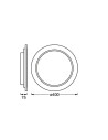 000004058075754751,SMART WIFI ORBIS WOOD 400 TW FS1 LEDV "000004058075754751"