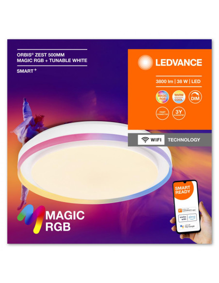 000004099854090301,SMARTWIFI ORBISZEST500 MGCRGBTW WT LEDV "000004099854090301"