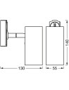 000004058075756625,TRACKLIGHT SPOT CYLINDER BK GU10 LEDV "000004058075756625"