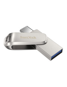 SDDDC4-256G-G46,Stick memorie SanDisk by WD Ultra Luxe Dual Drive 256GB, USB3.0/USB-C, Argintiu