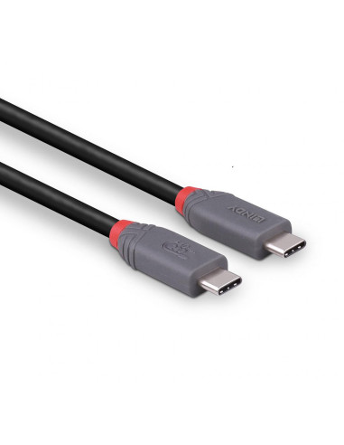 LY-36956,Cablu Lindy 0.8m USB4 Type C 40Gbps Anth "LY-36956"