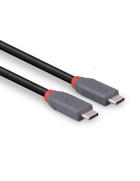 LY-36956,Cablu Lindy 0.8m USB4 Type C 40Gbps Anth "LY-36956"