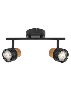 000004058075828681,Bara cu spoturi 2X3.4W 927 GU10 BK LEDV "000004058075828681" 2