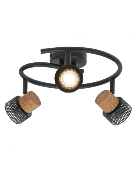 000004058075828704,Bara cu spoturi LED CORK SP 3X3.4W 927GU10BKLEDV "000004058075828704"