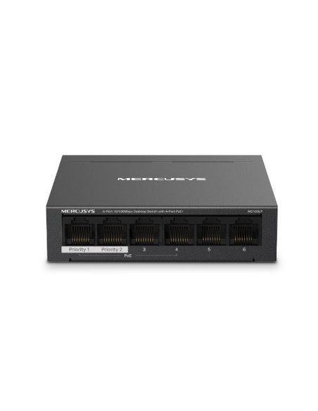 MS106LP,Switch TP-Link Mercurys MS106LP, 6 porturi, PoE+