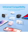 FEPW0-EU,Incarcator retea Vention 20W, 1 x USB Type-C, 5V/3A, QC 3.0, alb, "FEPW0-EU" - 6922794782099