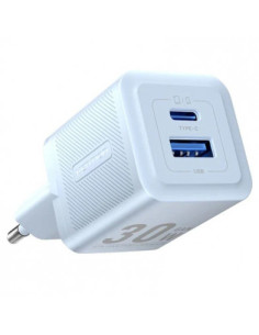 FEQL0-EU,Incarcator retea Vention 30W, 1 x USB Type-C, 1 x USB, 5V/3A, PD 3.0, QC 3.0, QC 4.0, albastru, "FEQL0-EU"