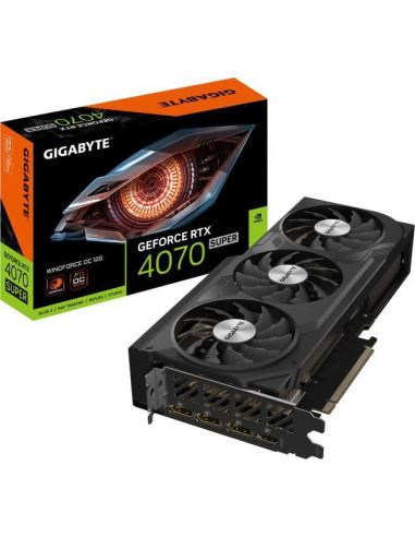 GV-N407SWF3OC-12GD,Placa video Gigabyte nVidia GeForce RTX 4070 SUPER WINDFORCE OC 12GB, GDDR6X, 192bit