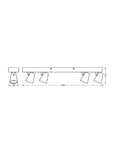000004058075833777,DECOR SP NEPTUNE 708MM 27W SEL BK LEDV "000004058075833777"