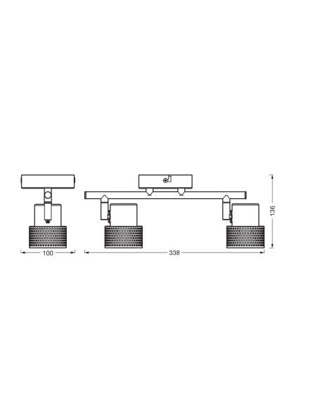 000004058075833319,DECOR SPOT CORK 2X3.4W 927 GU10 WT LEDV "000004058075833319"