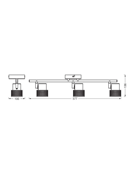 000004058075833357,DECOR SPOT CORK 3X3.4W 927 GU10 WT LEDV "000004058075833357"