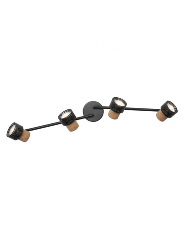 000004058075828742,DECOR SPOT CORK 4X3.4W 927 GU10 BK LEDV "000004058075828742"