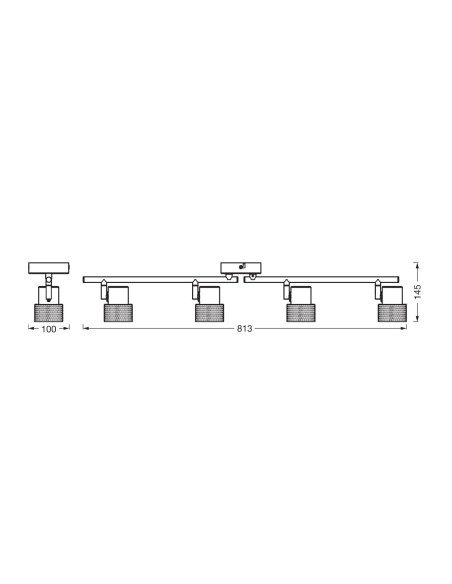 000004058075828742,DECOR SPOT CORK 4X3.4W 927 GU10 BK LEDV "000004058075828742"