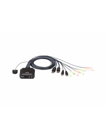 NET SWITCH KVM USB DISPLAYPORT 2PORT REMOTESEL CS22DP-AT ATEN "CS22DP-AT"
