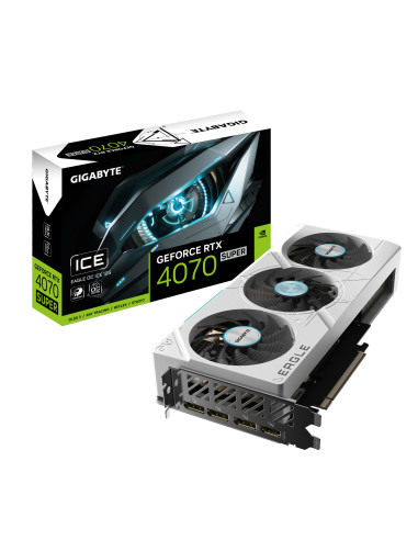 VGA PCIE16 RTX4070 SUPER 12GB N407SEAGLEOC ICE-12GD GIGABYTE "GV-N407SEAGLEOC ICE-12GD"