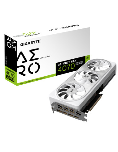 VGA PCIE16 RTX4070 SUPER 12GB GV-N407SAERO OC-12GD GIGABYTE "GV-N407SAERO OC-12GD 1.0"