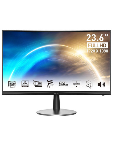 MSI PRO MP2422C 23.6inch VA FHD Curved 1500 100Hz 250cd m2 1ms D-SUB HDMI "PRO MP2422C"