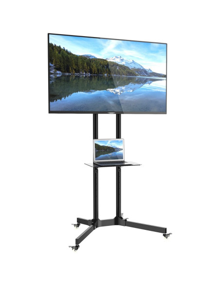 Stand TV mobil Techly TV LCD LED 30-65, Negru ICA-TR6, 309982 "ICA-TR6"