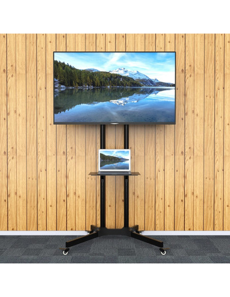 Stand TV mobil Techly TV LCD LED 30-65, Negru ICA-TR6, 309982 "ICA-TR6"