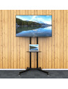 Stand TV mobil Techly TV LCD LED 30-65, Negru ICA-TR6, 309982 "ICA-TR6"