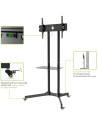 Stand TV mobil Techly TV LCD LED 30-65, Negru ICA-TR6, 309982 "ICA-TR6"