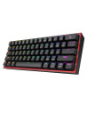 K617-RGB_RD,Tastatura gaming mecanica Redragon Fizz neagra iluminare RGB switch-uri rosii