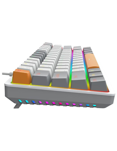 K642WGO-RGB,Tastatura gaming mecanica Redragon Akali gri iluminare RGB switch-uri rosii K642WGO-RGB,Tastatura gaming mecanica Redragon Akali gri iluminare RGB switch-uri rosii