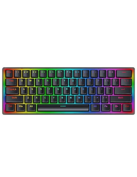 K642-RGB,Tastatura gaming mecanica Redragon Akali neagra iluminare RGB switch-uri rosii