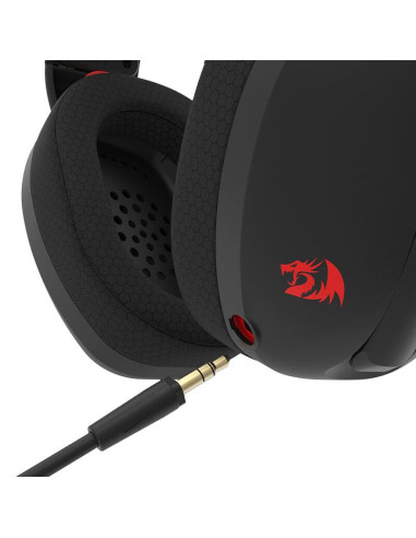 H848,Casti gaming Bluetooth cu fir si wireless Redragon IRE Pro negre