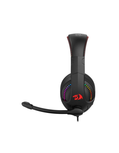 H211-RGB,Casti gaming Redragon Cronus negre iluminare RGB