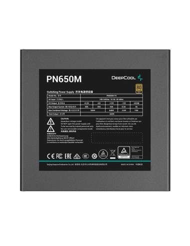 R-PN650M-FC0B-EU,Sursa full modulara Deepcool PN650M 650W neagra