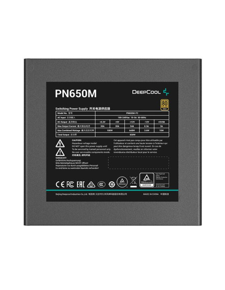 R-PN650M-FC0B-EU,Sursa full modulara Deepcool PN650M 650W neagra