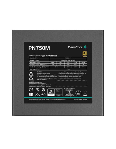 R-PN750M-FC0B-EU,Sursa full modulara Deepcool PN750M 750W neagra