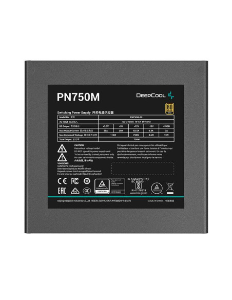 R-PN750M-FC0B-EU,Sursa full modulara Deepcool PN750M 750W neagra