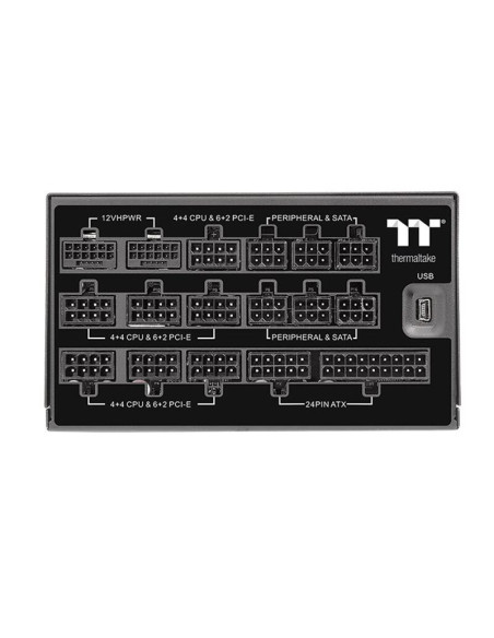 PS-TPI-1650F3FDTE-1,Sursa full modulara Thermaltake Toughpower iRGB PLUS 1650W Titanium iluminare RGB