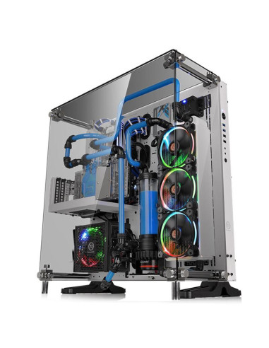 CA-1E7-00M6WN-01,Carcasa Thermaltake Core P5 Tempered Glass Snow Edition alba