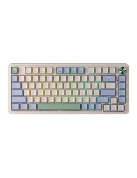 K673CPG-RGB-PRO,Tastatura gaming mecanica Bluetooth cu si fara fir Redragon Ucal Pro alba iluminare RGB K673CPG-RGB-PRO,Tastatura gaming mecanica Bluetooth cu si fara fir Redragon Ucal Pro alba iluminare RGB