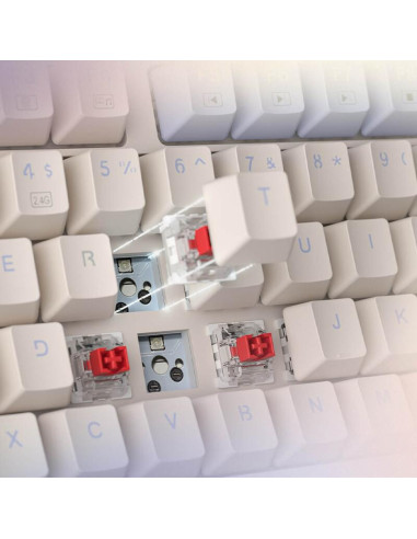 K673CPG-RGB-PRO,Tastatura gaming mecanica Bluetooth cu si fara fir Redragon Ucal Pro alba iluminare RGB K673CPG-RGB-PRO,Tastatura gaming mecanica Bluetooth cu si fara fir Redragon Ucal Pro alba iluminare RGB