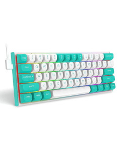 K683WB-RGB,Tastatura gaming mecanica Redragon Fidd alba iluminare RGB 2