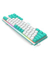 K683WB-RGB,Tastatura gaming mecanica Redragon Fidd alba iluminare RGB