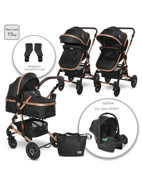 10021422305A,Carucior Alba Premium, Black