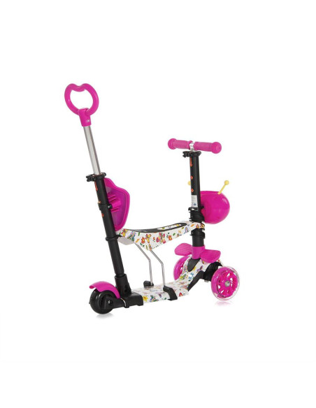 10390030021,Trotineta pentru copii Smart Plus, Pink Butterfly