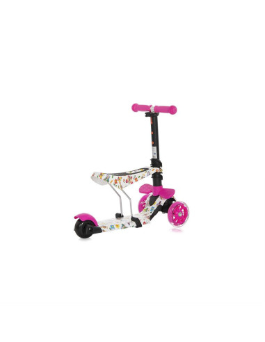 10390030021,Trotineta pentru copii Smart Plus, Pink Butterfly