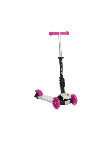 10390030021,Trotineta pentru copii Smart Plus, Pink Butterfly