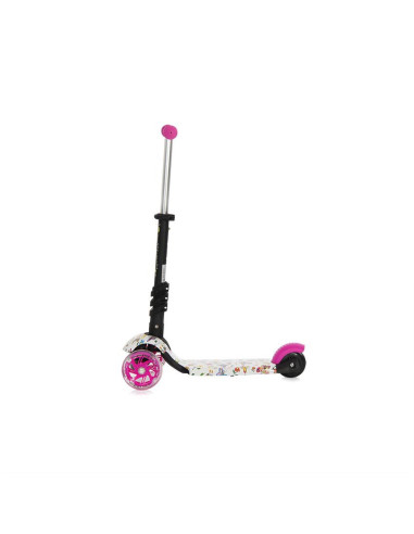 10390030021,Trotineta pentru copii Smart Plus, Pink Butterfly