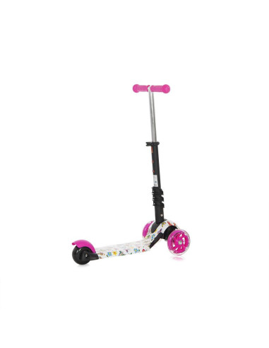 10390030021,Trotineta pentru copii Smart Plus, Pink Butterfly