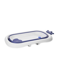 10131010002,Cadita pliabila pentru bebelusi, 83 cm, cu dop de scurgere, Royal, Blue 2