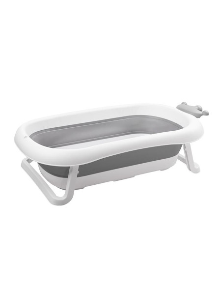 10131010003,Cadita pliabila pentru bebelusi, 83 cm, cu dop de scurgere, Royal, Grey 10131010003,Cadita pliabila pentru bebelusi, 83 cm, cu dop de scurgere, Royal, Grey