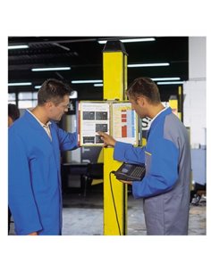 Suport metalic mural + 10 folii transparente Tarifold A4, Color 2